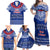 Toa Samoa Christmas Family Matching Off Shoulder Maxi Dress and Hawaiian Shirt Samoa Siva Tau Manuia Le Kerisimasi Blue Vibe LT9 - Wonder Print Shop