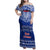 Toa Samoa Christmas Family Matching Off Shoulder Maxi Dress and Hawaiian Shirt Samoa Siva Tau Manuia Le Kerisimasi Blue Vibe LT9 - Wonder Print Shop