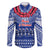Toa Samoa Christmas Family Matching Short Sleeve Bodycon Dress and Hawaiian Shirt Samoa Siva Tau Manuia Le Kerisimasi Blue Vibe - Wonder Print Shop