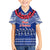 Toa Samoa Christmas Family Matching Short Sleeve Bodycon Dress and Hawaiian Shirt Samoa Siva Tau Manuia Le Kerisimasi Blue Vibe - Wonder Print Shop