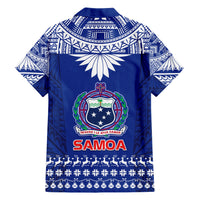 Toa Samoa Christmas Hawaiian Shirt Samoa Siva Tau Manuia Le Kerisimasi Blue Vibe - Wonder Print Shop