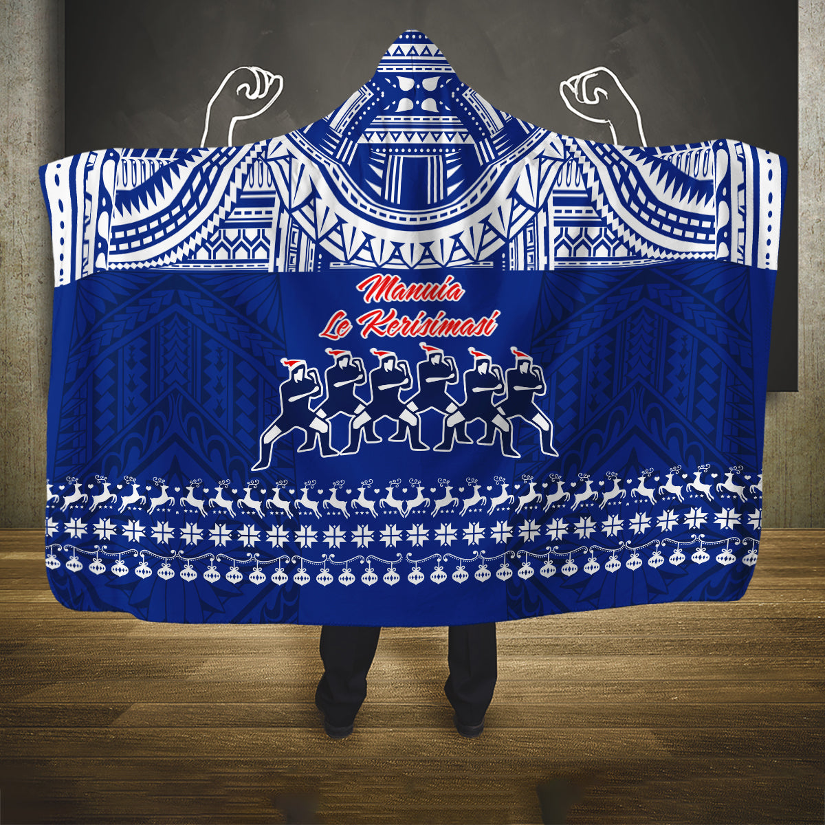 toa-samoa-christmas-hooded-blanket-samoa-siva-tau-manuia-le-kerisimasi-blue-vibe