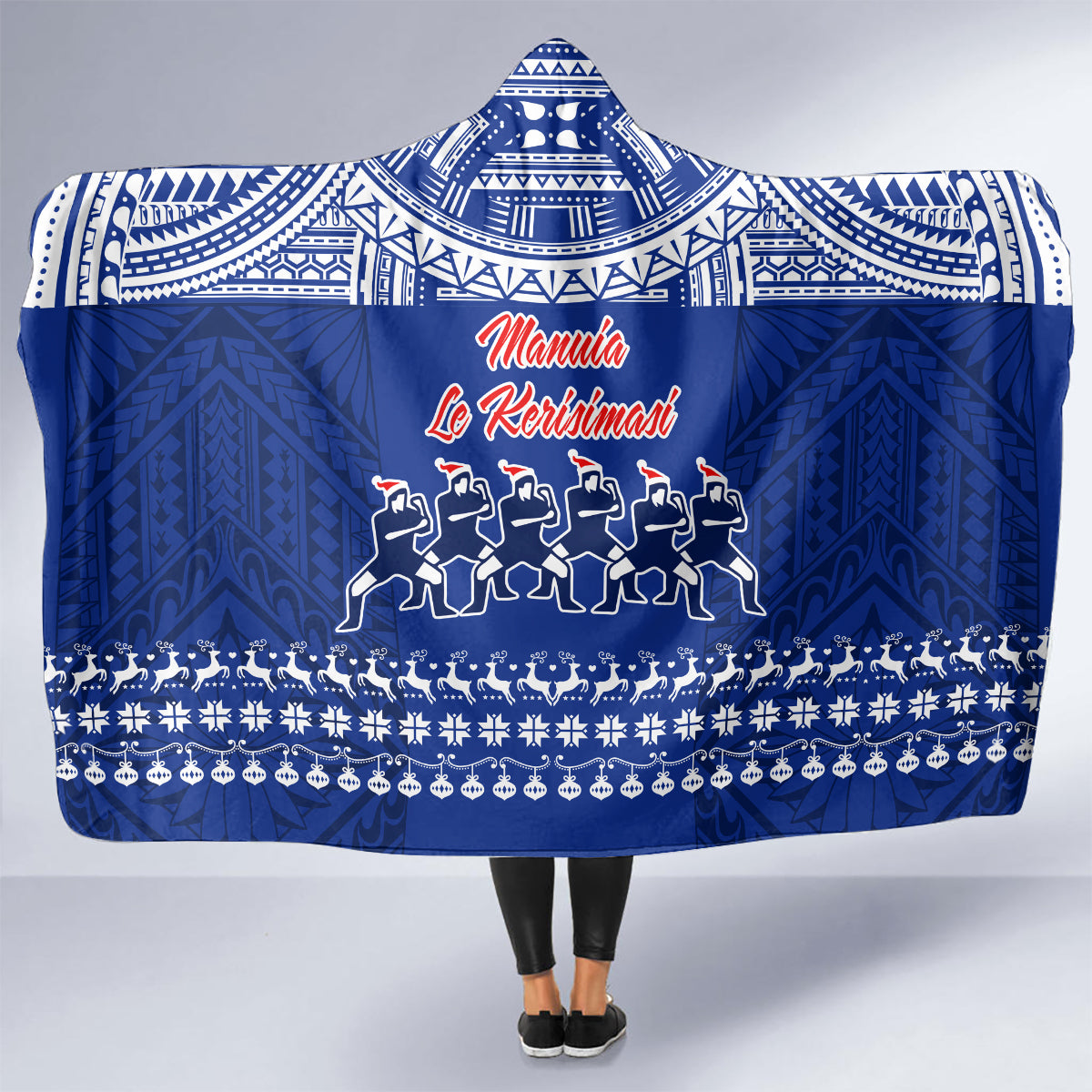 toa-samoa-christmas-hooded-blanket-samoa-siva-tau-manuia-le-kerisimasi-blue-vibe
