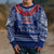 Toa Samoa Christmas Kid Ugly Christmas Sweater Samoa Siva Tau Manuia Le Kerisimasi Blue Vibe - Wonder Print Shop