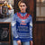 Toa Samoa Christmas Ugly Christmas Sweater Samoa Siva Tau Manuia Le Kerisimasi Blue Vibe - Wonder Print Shop