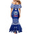 Toa Samoa Christmas Mermaid Dress Samoa Siva Tau Manuia Le Kerisimasi Blue Vibe - Wonder Print Shop