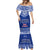 Toa Samoa Christmas Mermaid Dress Samoa Siva Tau Manuia Le Kerisimasi Blue Vibe - Wonder Print Shop