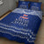 Toa Samoa Christmas Quilt Bed Set Samoa Siva Tau Manuia Le Kerisimasi Blue Vibe - Wonder Print Shop