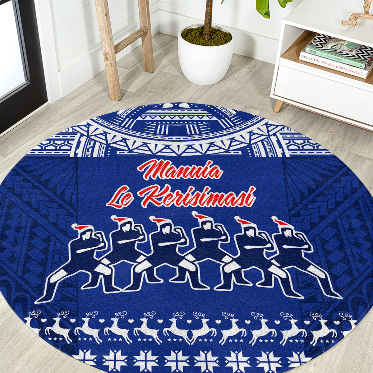 toa-samoa-christmas-round-carpet-samoa-siva-tau-manuia-le-kerisimasi-blue-vibe