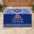 Toa Samoa Christmas Rubber Doormat Samoa Siva Tau Manuia Le Kerisimasi Blue Vibe - Wonder Print Shop