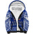 Toa Samoa Christmas Sherpa Hoodie Samoa Siva Tau Manuia Le Kerisimasi Blue Vibe - Wonder Print Shop