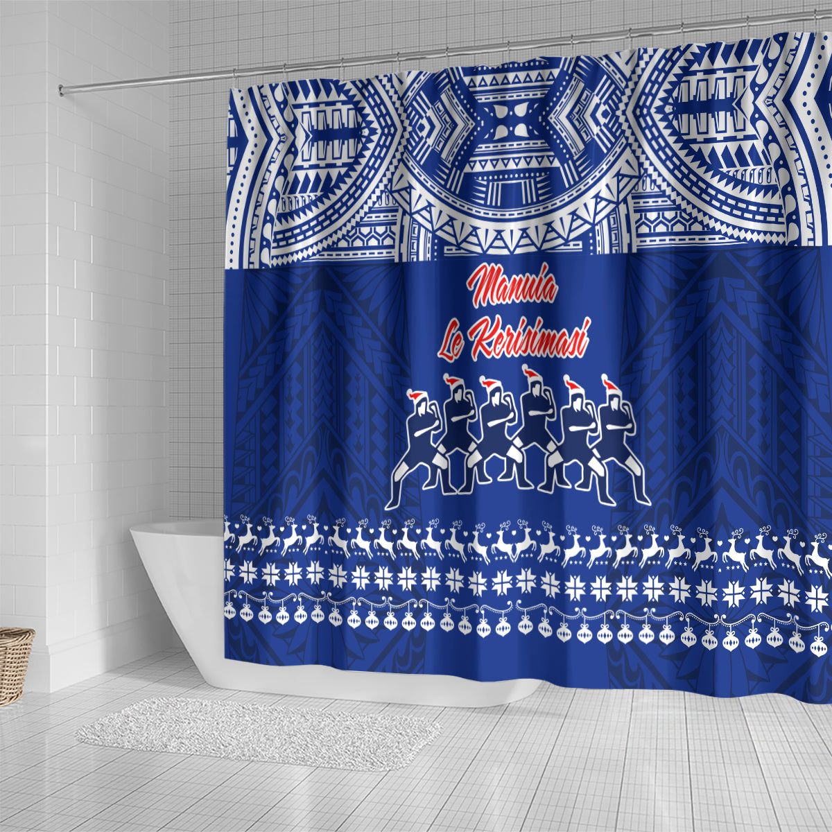 toa-samoa-christmas-shower-curtain-samoa-siva-tau-manuia-le-kerisimasi-blue-vibe