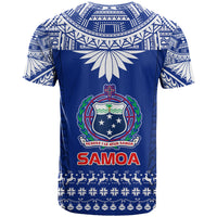 Toa Samoa Christmas T Shirt Samoa Siva Tau Manuia Le Kerisimasi Blue Vibe - Wonder Print Shop