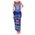 Toa Samoa Christmas Tank Maxi Dress Samoa Siva Tau Manuia Le Kerisimasi Blue Vibe - Wonder Print Shop