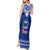 Toa Samoa Christmas Tank Maxi Dress Samoa Siva Tau Manuia Le Kerisimasi Blue Vibe - Wonder Print Shop