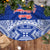 Toa Samoa Christmas Tree Skirt Samoa Siva Tau Manuia Le Kerisimasi Blue Vibe - Wonder Print Shop