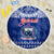 Personalised Toa Samoa Christmas Beach Blanket Samoa Siva Tau Manuia Le Kerisimasi Blue Vibe LT9 - Wonder Print Shop