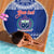 Personalised Toa Samoa Christmas Beach Blanket Samoa Siva Tau Manuia Le Kerisimasi Blue Vibe LT9 - Wonder Print Shop