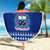 Personalised Toa Samoa Christmas Beach Blanket Samoa Siva Tau Manuia Le Kerisimasi Blue Vibe LT9 - Wonder Print Shop
