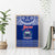Personalised Toa Samoa Christmas Canvas Wall Art Samoa Siva Tau Manuia Le Kerisimasi Blue Vibe LT9 - Wonder Print Shop