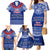 Personalised Toa Samoa Christmas Family Matching Mermaid Dress and Hawaiian Shirt Samoa Siva Tau Manuia Le Kerisimasi Blue Vibe LT9 - Wonder Print Shop