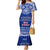 Personalised Toa Samoa Christmas Family Matching Mermaid Dress and Hawaiian Shirt Samoa Siva Tau Manuia Le Kerisimasi Blue Vibe LT9 - Wonder Print Shop