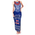 Personalised Toa Samoa Christmas Family Matching Tank Maxi Dress and Hawaiian Shirt Samoa Siva Tau Manuia Le Kerisimasi Blue Vibe - Wonder Print Shop