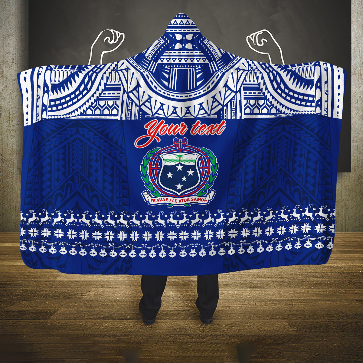 personalised-toa-samoa-christmas-hooded-blanket-samoa-siva-tau-manuia-le-kerisimasi-blue-vibe