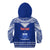 Personalised Toa Samoa Christmas Kid Hoodie Samoa Siva Tau Manuia Le Kerisimasi Blue Vibe - Wonder Print Shop