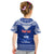 Personalised Toa Samoa Christmas Kid T Shirt Samoa Siva Tau Manuia Le Kerisimasi Blue Vibe - Wonder Print Shop