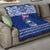 Personalised Toa Samoa Christmas Quilt Samoa Siva Tau Manuia Le Kerisimasi Blue Vibe - Wonder Print Shop