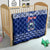 Personalised Toa Samoa Christmas Quilt Samoa Siva Tau Manuia Le Kerisimasi Blue Vibe - Wonder Print Shop