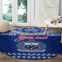 personalised-toa-samoa-christmas-round-carpet-samoa-siva-tau-manuia-le-kerisimasi-blue-vibe