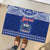 Personalised Toa Samoa Christmas Rubber Doormat Samoa Siva Tau Manuia Le Kerisimasi Blue Vibe - Wonder Print Shop