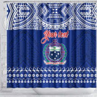 personalised-toa-samoa-christmas-shower-curtain-samoa-siva-tau-manuia-le-kerisimasi-blue-vibe