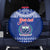Personalised Toa Samoa Christmas Spare Tire Cover Samoa Siva Tau Manuia Le Kerisimasi Blue Vibe - Wonder Print Shop