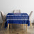 Personalised Toa Samoa Christmas Tablecloth Samoa Siva Tau Manuia Le Kerisimasi Blue Vibe - Wonder Print Shop