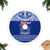 Personalised Toa Samoa Christmas Tree Skirt Samoa Siva Tau Manuia Le Kerisimasi Blue Vibe - Wonder Print Shop
