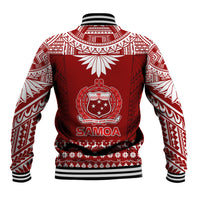 Toa Samoa Christmas Baseball Jacket Samoa Siva Tau Manuia Le Kerisimasi Red Vibe LT9 - Wonder Print Shop