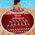 Toa Samoa Christmas Beach Blanket Samoa Siva Tau Manuia Le Kerisimasi Red Vibe LT9 - Wonder Print Shop