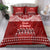 Toa Samoa Christmas Bedding Set Samoa Siva Tau Manuia Le Kerisimasi Red Vibe LT9 - Wonder Print Shop