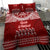 Toa Samoa Christmas Bedding Set Samoa Siva Tau Manuia Le Kerisimasi Red Vibe LT9 - Wonder Print Shop