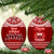 Toa Samoa Christmas Ceramic Ornament Samoa Siva Tau Manuia Le Kerisimasi Red Vibe LT9 - Wonder Print Shop