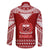 Toa Samoa Christmas Family Matching Off Shoulder Short Dress and Hawaiian Shirt Samoa Siva Tau Manuia Le Kerisimasi Red Vibe LT9 - Wonder Print Shop