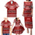 Toa Samoa Christmas Family Matching Puletasi Dress and Hawaiian Shirt Samoa Siva Tau Manuia Le Kerisimasi Red Vibe - Wonder Print Shop