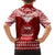 Toa Samoa Christmas Family Matching Short Sleeve Bodycon Dress and Hawaiian Shirt Samoa Siva Tau Manuia Le Kerisimasi Red Vibe - Wonder Print Shop