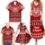 Toa Samoa Christmas Family Matching Summer Maxi Dress and Hawaiian Shirt Samoa Siva Tau Manuia Le Kerisimasi Red Vibe - Wonder Print Shop