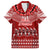 Toa Samoa Christmas Family Matching Summer Maxi Dress and Hawaiian Shirt Samoa Siva Tau Manuia Le Kerisimasi Red Vibe - Wonder Print Shop