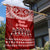 Toa Samoa Christmas Garden Flag Samoa Siva Tau Manuia Le Kerisimasi Red Vibe - Wonder Print Shop