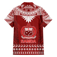 Toa Samoa Christmas Hawaiian Shirt Samoa Siva Tau Manuia Le Kerisimasi Red Vibe - Wonder Print Shop